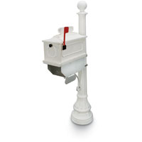White 1812 Beaumont Mailbox System