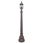 Coffee French Courtyard Outdoor Lantern Post