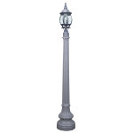 Granite French Courtyard Outdoor Lantern Post