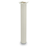 White 60" Senator Mailbox Post