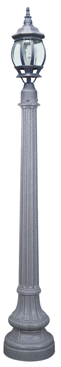 Granite French Courtyard Outdoor Lantern Post